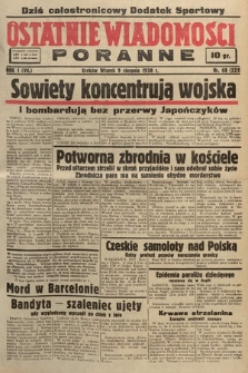 Ostatnie Wiadomości Poranne. 1938, nr 68