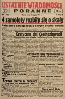 Ostatnie Wiadomości Poranne. 1938, nr 90