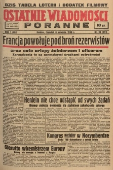 Ostatnie Wiadomości Poranne. 1938, nr 98