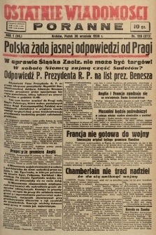 Ostatnie Wiadomości Poranne. 1938, nr 120