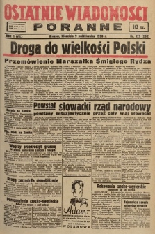 Ostatnie Wiadomości Poranne. 1938, nr 129