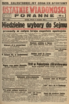 Ostatnie Wiadomości Poranne. 1938, nr 159