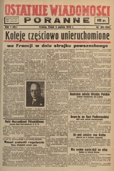 Ostatnie Wiadomości Poranne. 1938, nr 183
