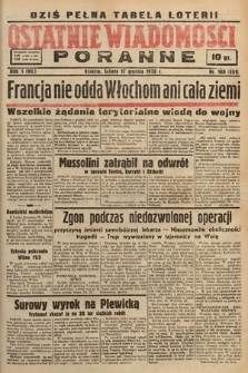 Ostatnie Wiadomości Poranne. 1938, nr 198
