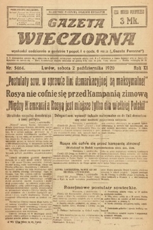 Gazeta Wieczorna. 1920, nr 5464