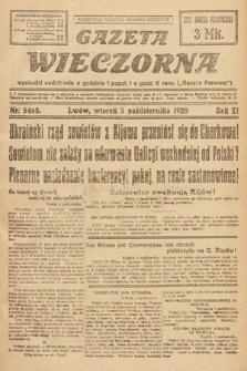Gazeta Wieczorna. 1920, nr 5468