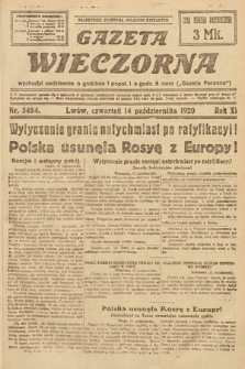 Gazeta Wieczorna. 1920, nr 5484