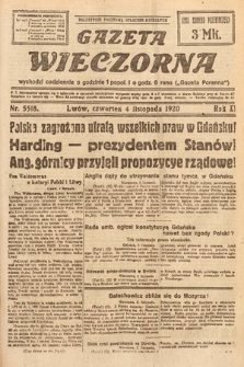 Gazeta Wieczorna. 1920, nr 5518