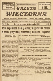 Gazeta Wieczorna. 1920, nr 5542