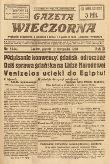 Gazeta Wieczorna. 1920, nr 5544