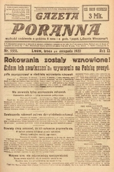 Gazeta Poranna. 1920, nr 5551