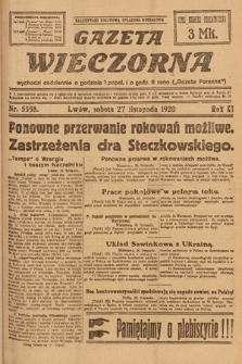 Gazeta Wieczorna. 1920, nr 5558