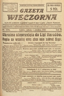 Gazeta Wieczorna. 1920, nr 5570