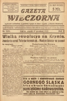 Gazeta Wieczorna. 1920, nr 5591