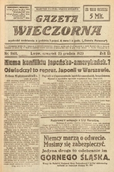 Gazeta Wieczorna. 1920, nr 5601