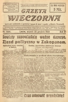Gazeta Wieczorna. 1920, nr 5606