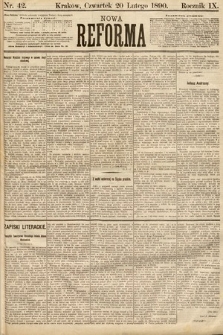 Nowa Reforma. 1890, nr 42