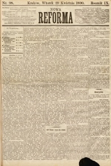 Nowa Reforma. 1890, nr 98