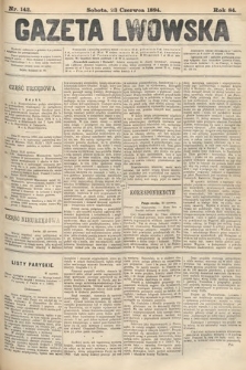 Gazeta Lwowska. 1894, nr 142