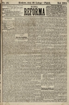 Nowa Reforma. 1886, nr 46