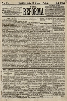 Nowa Reforma. 1886, nr 58