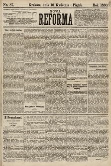 Nowa Reforma. 1886, nr 87