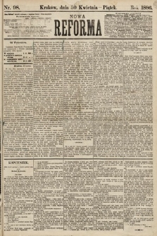Nowa Reforma. 1886, nr 98