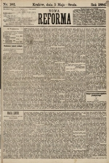 Nowa Reforma. 1886, nr 102