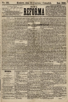 Nowa Reforma. 1886, nr 131