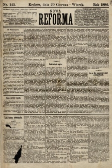 Nowa Reforma. 1886, nr 145