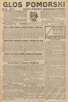 Głos Pomorski. 1924, nr 46