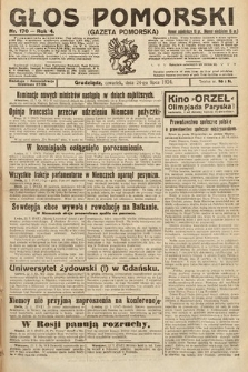 Głos Pomorski. 1924, nr 170