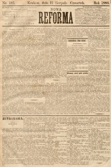 Nowa Reforma. 1886, nr 182