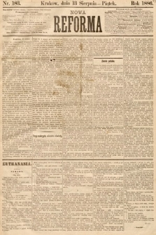 Nowa Reforma. 1886, nr 183