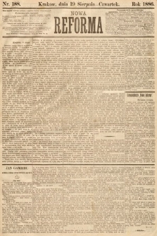Nowa Reforma. 1886, nr 188