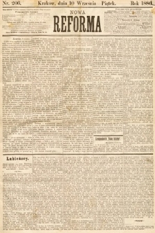 Nowa Reforma. 1886, nr 206