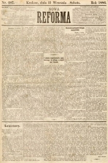 Nowa Reforma. 1886, nr 207