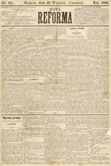 Nowa Reforma. 1886, nr 211