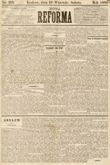 Nowa Reforma. 1886, nr 213