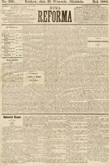 Nowa Reforma. 1886, nr 220