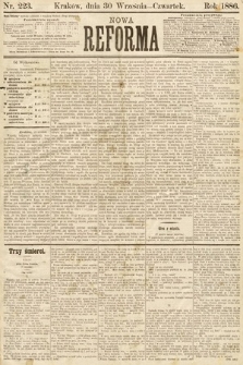 Nowa Reforma. 1886, nr 223
