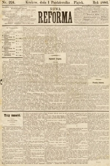 Nowa Reforma. 1886, nr 224