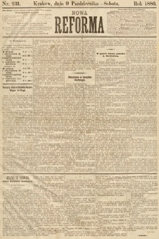 Nowa Reforma. 1886, nr 231
