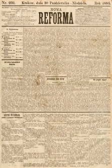 Nowa Reforma. 1886, nr 232