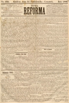 Nowa Reforma. 1886, nr 235