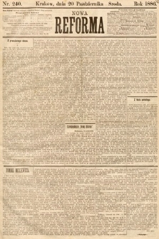 Nowa Reforma. 1886, nr 240