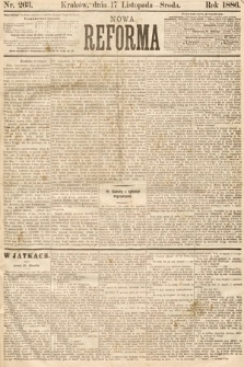 Nowa Reforma. 1886, nr 263