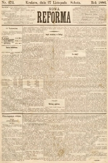 Nowa Reforma. 1886, nr 272