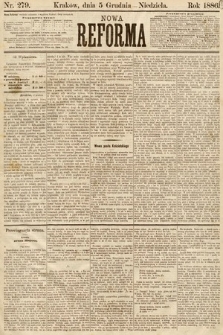 Nowa Reforma. 1886, nr 279