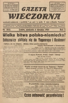 Gazeta Wieczorna. 1920, nr 5012